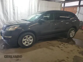 2014 Chevrolet Traverse LS z VIN 1GNKVFKD2EJ313752, wystawiony jako Copart lot #53604005 z przebiegiem 213 362 mil mil oraz Szkoda całkowita • Salvage title. Historia ofert i sprzedaży dostępna na DreamBid. Obrazek 1.