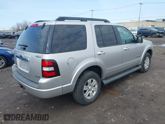 2008 Ford Explorer XLT with VIN 1FMEU73E38UA93462, listed as a IAAI auction lot 41938988 with 188,141 mi miles and . Bid and sale history available at DreamBid. Image 4.