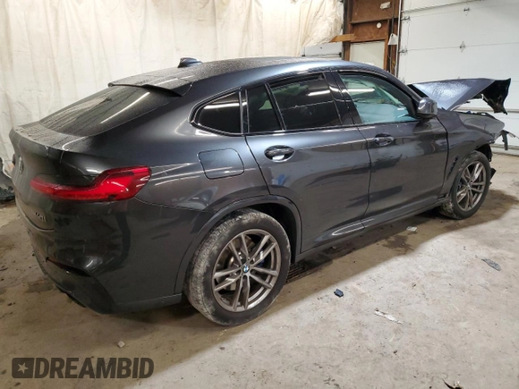2021 BMW X4 M40i with VIN 5UX2V5C05M9H10615, listed as a Copart auction lot 71689363 with 0 mi miles. Bid and sale history available at carsss.com. Image 3.