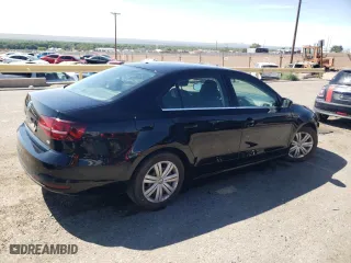 2017 Volkswagen Jetta 1.4T S with VIN 3VW2B7AJ3HM325234, listed as a Copart auction lot 65832334 with 57,668 mi miles and Salvage Title. Bid and sale history available at carsss.com. Image 3.