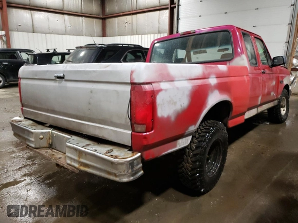 1995 Ford F-150 with VIN 1FTEX14N2SKA45154, listed as a Copart auction lot 48499504 with 211,832 mi miles and Non Repairable. Bid and sale history available at carsss.com. Image 3.