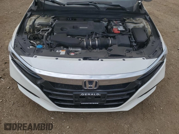2019 Honda Accord Touring with VIN 1HGCV2F95KA017133, listed as a Copart auction lot 58395635 with 55,637 mi miles and Salvage title. Bid and sale history available at DreamBid. Image 11.