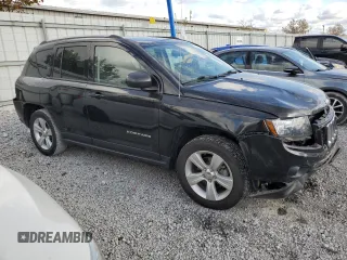 2017 Jeep Compass Sport SE with VIN 1C4NJCBA1HD124793, listed as a Copart auction lot 76044714 with 97,220 mi miles and Salvage title. Bid and sale history available at DreamBid. Image 4.