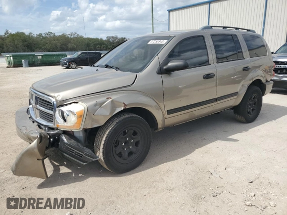 2005 Dodge Durango SLT with VIN 1D4HD48N85F562640, listed as a Copart auction lot 47258845 with 250,233 mi miles and Salvage title. Bid and sale history available at DreamBid. Image 1.