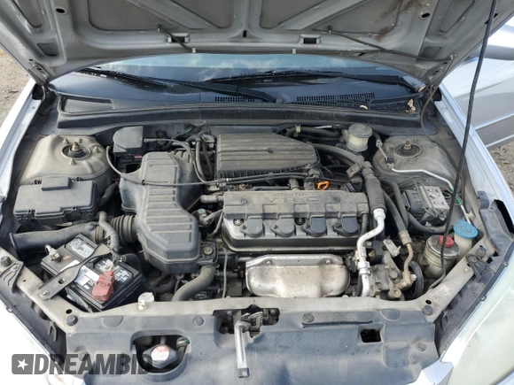 2004 Honda Civic EX with VIN 2HGES26894H502338, listed as a Copart auction lot 53356485 with 129,593 mi miles and Salvage Title. Bid and sale history available at carsss.com. Image 11.