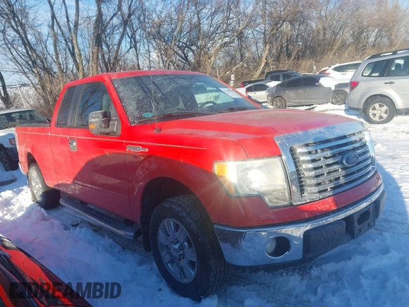 2011 Ford F-150 XL with VIN 1FTEX1CM4BFB90214, listed as a IAAI auction lot 41260233 with 169,740 mi miles. Bid and sale history available at carsss.com. Image 1.