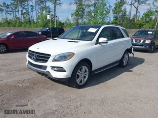 2015 Mercedes-Benz M-Class ML 350 with VIN 4JGDA5HB6FA608539, listed as a IAAI auction lot 41972173 with 102,190 mi miles. Bid and sale history available at carsss.com. Image 2.
