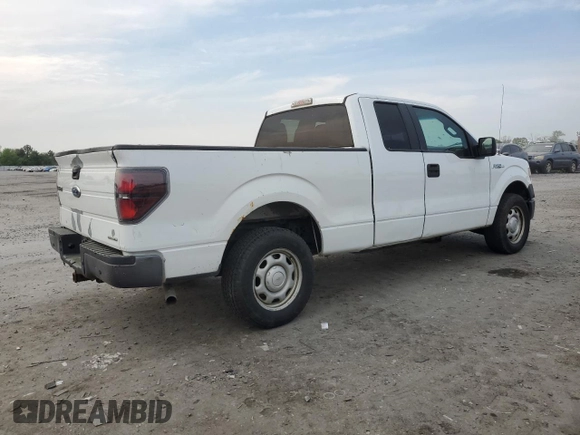 2011 Ford F-150 XL with VIN 1FTEX1CM9BKD01699, listed as a Copart auction lot 54330475 with 289,479 mi miles and Clean title. Bid and sale history available at DreamBid. Image 3.
