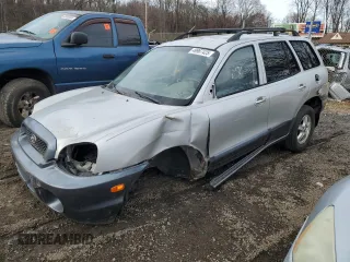 2002 Hyundai Santa Fe GLS with VIN KM8SC73D12U234923, listed as a Copart auction lot 49967425 with 180,125 mi miles and Salvage Title. Bid and sale history available at carsss.com. Image 1.