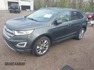 2015 Ford Edge Titanium with VIN 2FMPK4K95FBB20469, listed as a IAAI auction lot 41952318 with 186,859 mi miles. Bid and sale history available at carsss.com. Image 17.
