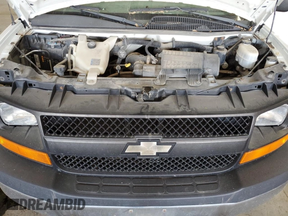 2012 Chevrolet Express Cargo with VIN 1GCZGTBG4C1169550, listed as a Copart auction lot 56743465 with 172,389 mi miles and Salvage title. Bid and sale history available at DreamBid. Image 11.