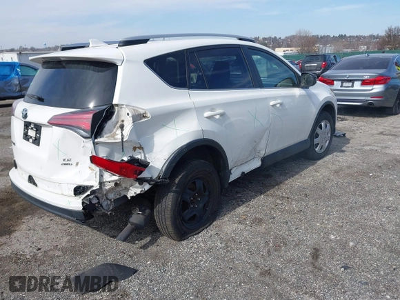2016 Toyota RAV4 LE with VIN JTMBFREV9GJ097512, listed as a IAAI auction lot 41840323 with 73,400 mi miles. Bid and sale history available at carsss.com. Image 4.