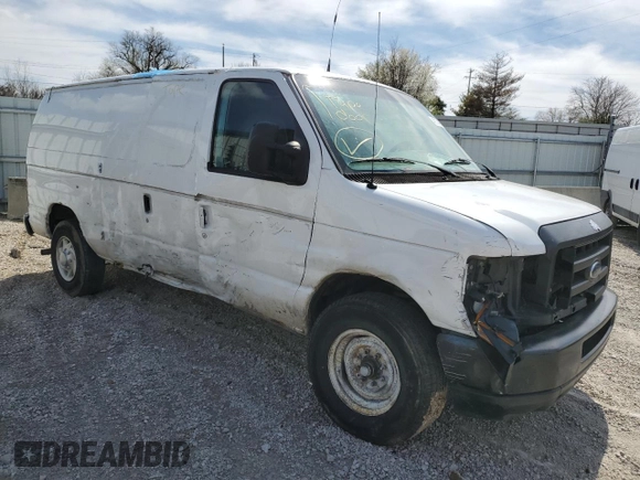 2008 Ford Econoline Cargo Commercial with VIN 1FTNE24W58DA77159, listed as a Copart auction lot 49174895 with Not Provided miles and Salvage Title. Bid and sale history available at DreamBid. Image 4.
