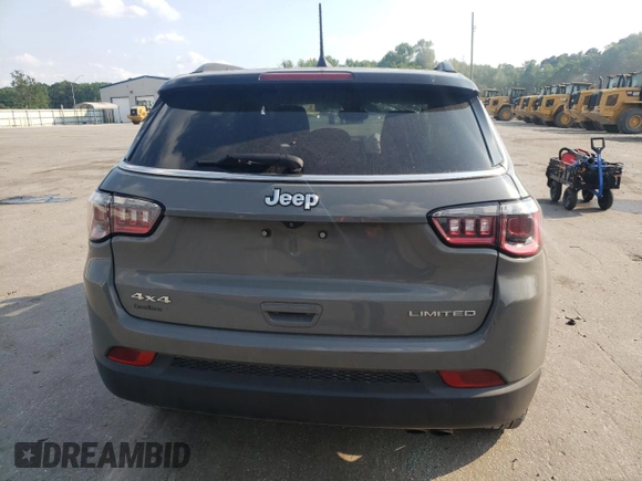 2022 Jeep Compass Limited with VIN 3C4NJDCBXNT189290, listed as a Copart auction lot 55035235 with 22,126 mi miles and Salvage title. Bid and sale history available at DreamBid. Image 6.