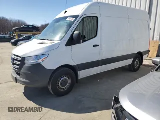 2019 Mercedes-Benz Sprinter Cargo with VIN WD3PF0CDXKP169684, listed as a Copart auction lot 48697255 with 48,251 mi miles and Clean Title. Bid and sale history available at carsss.com. Image 1.