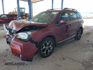 2016 Subaru Forester XT Touring with VIN JF2SJGXCXGH441792, listed as a Copart auction lot 57827005 with 37,677 mi miles and Salvage title. Bid and sale history available at DreamBid. Image 1.