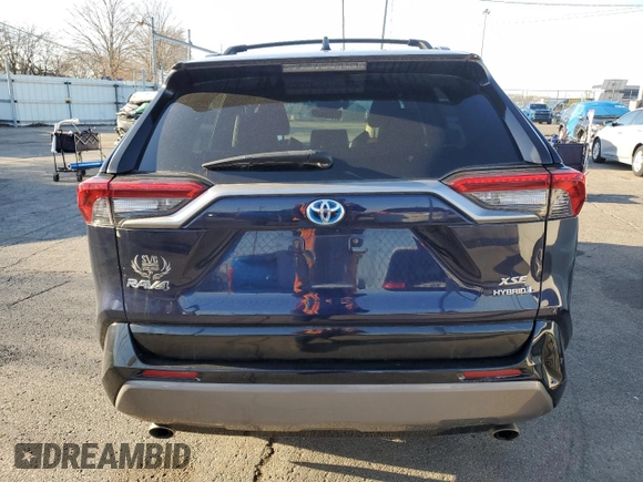 2020 Toyota RAV4 Hybrid XSE with VIN 4T3E6RFV2LU003980, listed as a Copart auction lot 48460515 with 59,317 mi miles and Salvage title. Bid and sale history available at DreamBid. Image 6.