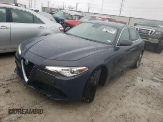 2019 Alfa Romeo Giulia Sport with VIN ZARFAMAN9K7599991, listed as a Copart auction lot 39895253 with 27,976 mi miles. Bid and sale history available at carsss.com. Image 1.
