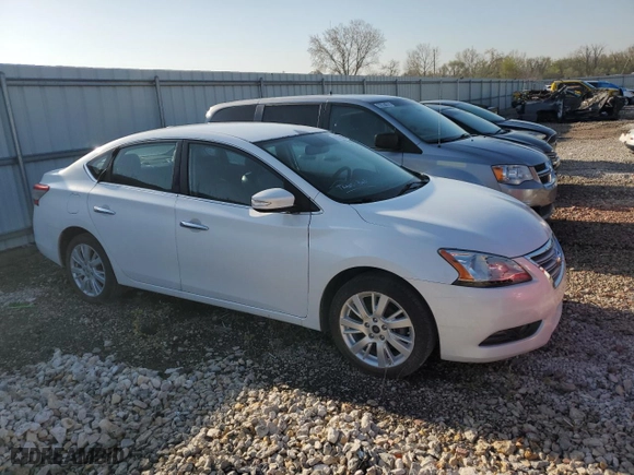 2015 Nissan Sentra SV with VIN 3N1AB7AP0FY360387, listed as a Copart auction lot 52003815 with 139,088 mi miles and Clean Title. Bid and sale history available at carsss.com. Image 4.