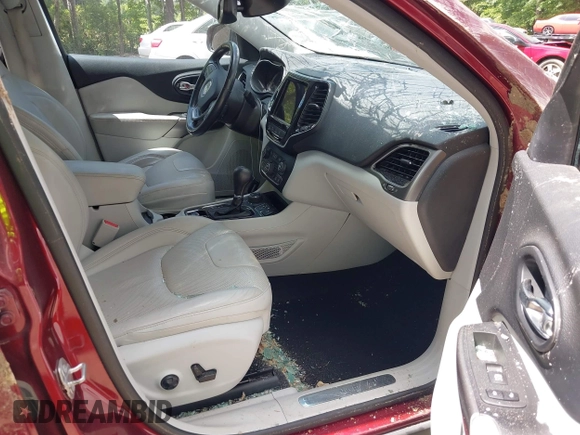 2020 Jeep Cherokee Limited with VIN 1C4PJMDN8LD602361, listed as a IAAI auction lot 42297391 with 34,170 mi miles and . Bid and sale history available at DreamBid. Image 5.