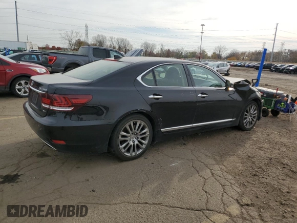 2016 Lexus LS 460 with VIN JTHCL5EF4G5026630, listed as a Copart auction lot 78820504 with 33,004 mi miles and Clean title. Bid and sale history available at DreamBid. Image 3.