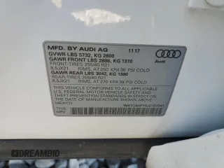 2018 Audi SQ5 Prestige with VIN WA1C4AFY5J2101541, listed as a Copart auction lot 70876654 with Not Provided miles and Salvage Title. Bid and sale history available at DreamBid. Image 14.