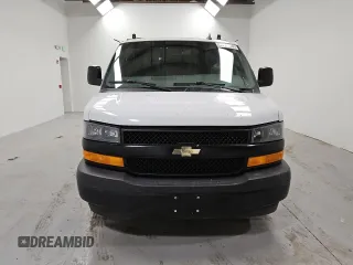 2018 Chevrolet Express Cargo Van with VIN 1GCWGAFG5J1178546, listed as a Copart auction lot 43600145 with 131,825 mi miles and Clean Title. Bid and sale history available at carsss.com. Image 5.