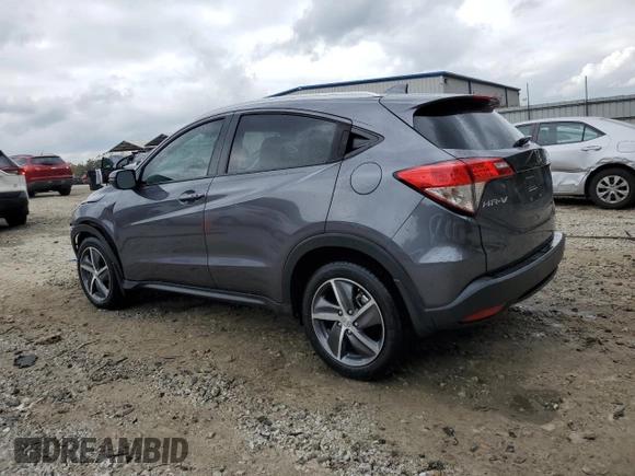 2021 Honda HR-V EX-L with VIN 3CZRU5H79MM729251, listed as a Copart auction lot 77986954 with 58,007 mi miles and Salvage Title. Bid and sale history available at carsss.com. Image 2.