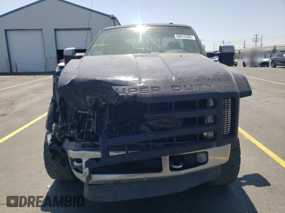 2010 Ford F-350 XL with VIN 1FTWW3BR7AEA25259, listed as a Copart auction lot 60912525 with 156,025 mi miles and Salvage title. Bid and sale history available at DreamBid. Image 5.
