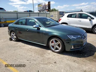 2018 Audi S4 Prestige with VIN WAUC4AF42JA168412, listed as a Copart auction lot 55897054 with 147,995 mi miles and Salvage Title. Bid and sale history available at carsss.com. Image 4.