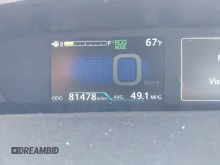 2020 Toyota Prius L Eco with VIN JTDKARFU0L3109212, listed as a IAAI auction lot 42356801 with 81,478 mi miles and . Bid and sale history available at DreamBid. Image 15.