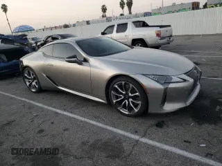 2019 Lexus LC 500h z VIN JTHHP5AY7KA006440, wystawiony jako Copart lot #83810454 z przebiegiem 45 717 mil mil oraz Szkody całkowita. Historia ofert i sprzedaży dostępna na DreamBid. Obrazek 4.