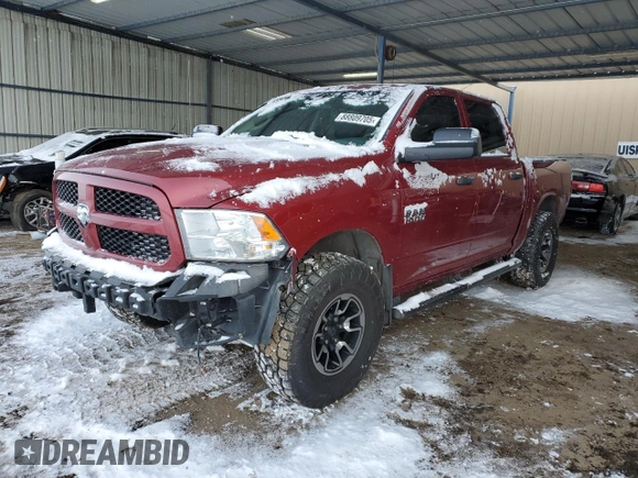 2013 Ram 1500 ST with VIN 1C6RR7KT1DS567140, listed as a Copart auction lot 88809705 with 41,538 mi miles and Salvage title. Bid and sale history available at DreamBid. Image 1.