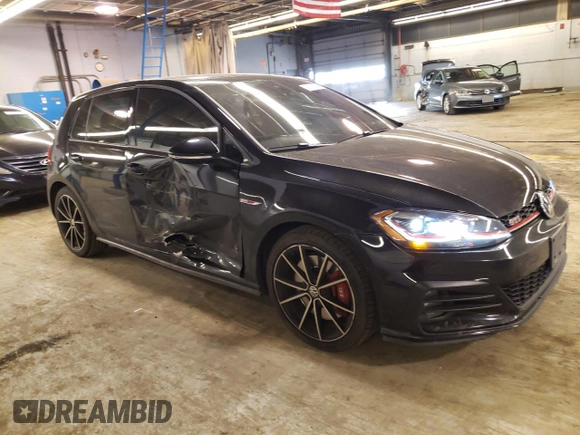 2021 Volkswagen Golf GTI S with VIN 3VW6T7AU9MM008433, listed as a Copart auction lot 41363144 with 29,373 mi miles. Bid and sale history available at carsss.com. Image 4.