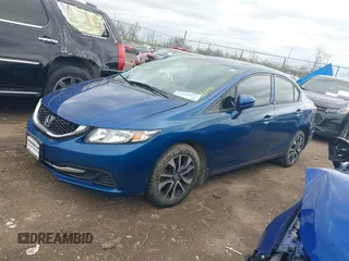 2015 Honda Civic Sedan EX with VIN 19XFB2F84FE020443, listed as a IAAI auction lot 42030422 with Not Provided miles. Bid and sale history available at carsss.com. Image 18.