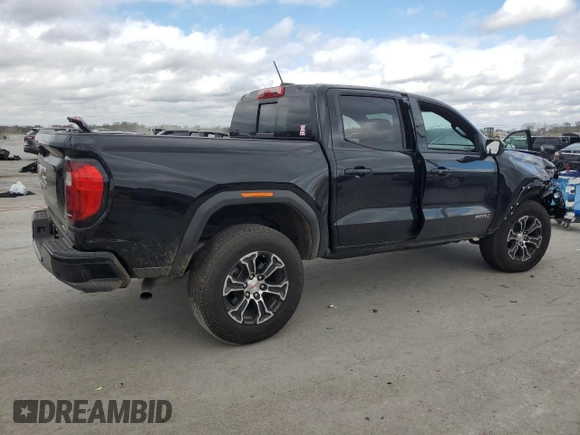 2024 GMC Canyon 4WD AT4 with VIN 1GTP6DEK9R1170928, listed as a Copart auction lot 77978644 with 0 mi miles and Salvage Title. Bid and sale history available at carsss.com. Image 3.