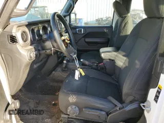 2021 Jeep Wrangler Sport with VIN 1C4GJXAGXMW725656, listed as a Copart auction lot 42826795 with 38,187 mi miles and Salvage Title. Bid and sale history available at DreamBid. Image 7.