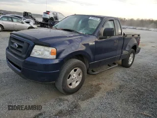 2007 Ford F-150 STX with VIN 1FTRF02267KB67255, listed as a Copart auction lot 78795584 with 166,024 mi miles and Salvage Title. Bid and sale history available at carsss.com. Image 1.