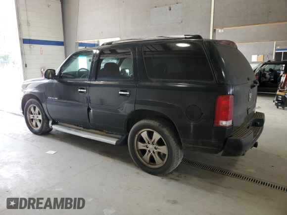 2006 Cadillac Escalade z VIN 1GYEK63N56R139033, wystawiony jako Copart lot #59661465 z przebiegiem Nie podano mil oraz Czysty tytuł • Clean title. Historia ofert i sprzedaży dostępna na DreamBid. Obrazek 2.