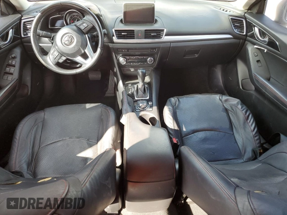 2015 Mazda 3 S Grand Touring with VIN JM1BM1M38F1255828, listed as a Copart auction lot 44908875 with 82,119 mi miles and Salvage Title. Bid and sale history available at DreamBid. Image 8.