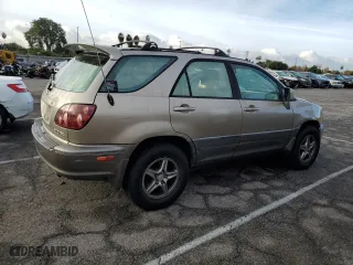 1999 Lexus RX 300 Luxury SUV with VIN JT6HF10UXX0023491, listed as a Copart auction lot 81686024 with 86,097 mi miles and Salvage Title. Bid and sale history available at carsss.com. Image 3.
