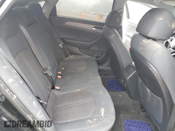 2019 Hyundai Sonata SE with VIN 5NPE24AF9KH762503, listed as a Copart auction lot 44310975 with 76,278 mi miles and Salvage Title. Bid and sale history available at DreamBid. Image 10.