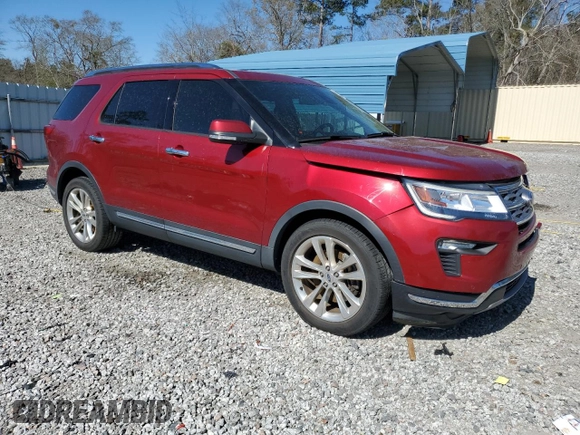 2018 Ford Explorer Limited with VIN 1FM5K7F81JGC47229, listed as a Copart auction lot 49345295 with 78,740 mi miles and Salvage Title. Bid and sale history available at carsss.com. Image 4.