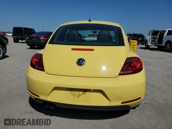 2015 Volkswagen Beetle Fleet Edition with VIN 3VWF17AT4FM626761, listed as a Copart auction lot 51601695 with 71,549 mi miles and Salvage Title. Bid and sale history available at DreamBid. Image 6.