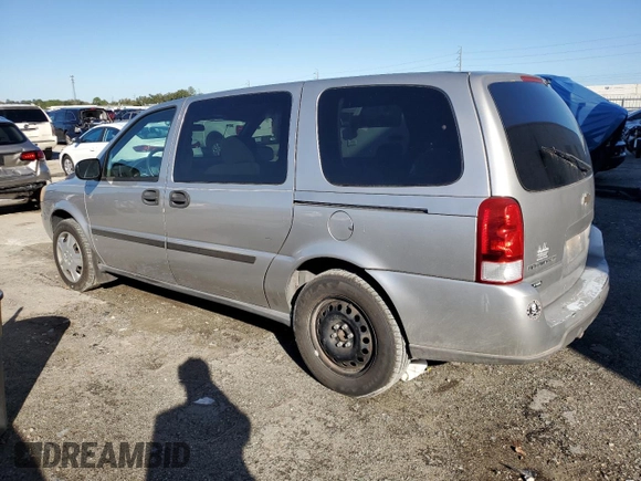2008 Chevrolet Uplander LS with VIN 1GNDV23W68D172687, listed as a Copart auction lot 85792254 with 185,334 mi miles and Salvage Title. Bid and sale history available at carsss.com. Image 2.