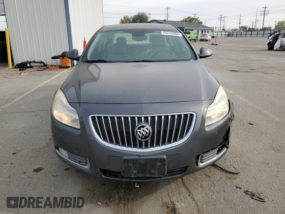 2011 Buick Regal CXL Turbo TO1 with VIN W04GV5EV9B1084036, listed as a Copart auction lot 75712394 with 141,318 mi miles and Salvage Title. Bid and sale history available at carsss.com. Image 5.