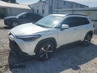 2023 Toyota Corolla Cross Hybrid S with VIN 7MUFBABG5PV008595, listed as a Copart auction lot 60002585 with 9,052 mi miles and Salvage title. Bid and sale history available at DreamBid. Image 1.