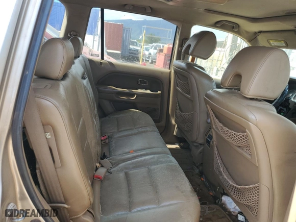 2006 Honda Pilot EX-L with RES with VIN 5FNYF286X6B003228, listed as a Copart auction lot 46131665 with 0 mi miles and Salvage Title. Bid and sale history available at carsss.com. Image 11.