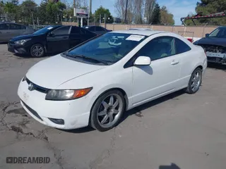 2007 Honda Civic Cpe LX with VIN 2HGFG12627H576368, listed as a IAAI auction lot 42015130 with 202,342 mi miles. Bid and sale history available at carsss.com. Image 2.