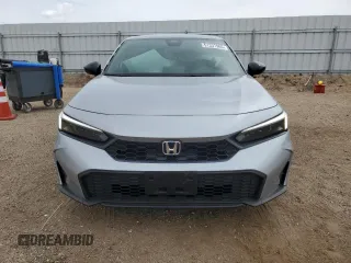 2025 Honda Civic Sport with VIN 2HGFE2F52SH505791, listed as a Copart auction lot 51337905 with 4,857 mi miles and Salvage Title. Bid and sale history available at carsss.com. Image 5.